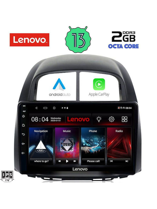 Lenovo Ηχοσύστημα Αυτοκινήτου για Daihatsu Sirion 2006-2012 (Bluetooth/USB/WiFi/GPS/Apple-Carplay/Android-Auto) με Οθόνη Αφής 10"