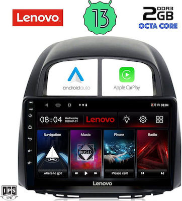Lenovo Ηχοσύστημα Αυτοκινήτου για Daihatsu Sirion 2006-2012 (Bluetooth/USB/WiFi/GPS/Apple-Carplay/Android-Auto) με Οθόνη Αφής 10"