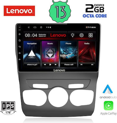 Lenovo Ηχοσύστημα Αυτοκινήτου για Citroen C4 2011-2018 (Bluetooth/USB/WiFi/GPS/Apple-Carplay/Android-Auto) με Οθόνη Αφής 10"