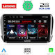 Lenovo Sistem Audio Auto pentru Peugeot 208 2012-2021 (Bluetooth/USB/WiFi/GPS/Apple-Carplay/Android-Auto) cu Ecran Tactil 10"