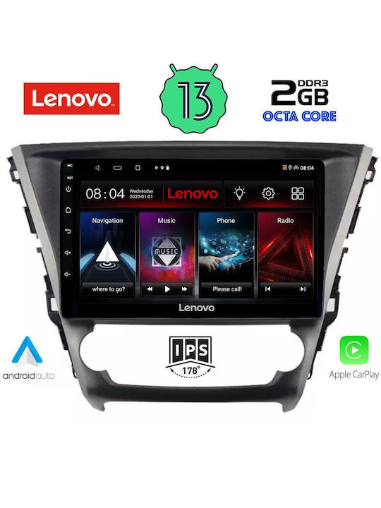 Lenovo Sistem Audio Auto pentru Toyota Avensis 2016> (Bluetooth/USB/WiFi/GPS/Apple-Carplay/Android-Auto) cu Ecran Tactil 10"