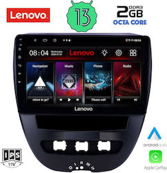 Lenovo Car-Audiosystem für Toyota Aygo 2005-2014 (Bluetooth/USB/WiFi/GPS/Apple-Carplay/Android-Auto) mit Touchscreen 10"