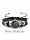 Гривна Game Thrones Targaryen House Черна Кожена Каишка Bracelet Game Thrones Targaryen House Black Leather Wear Molfs