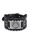 Celtic Bracelet Triangle Design in Black Color