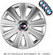 Versaco Auto Radkappen Set Aviator mit Marke Bmw 4Stück 15" Silber