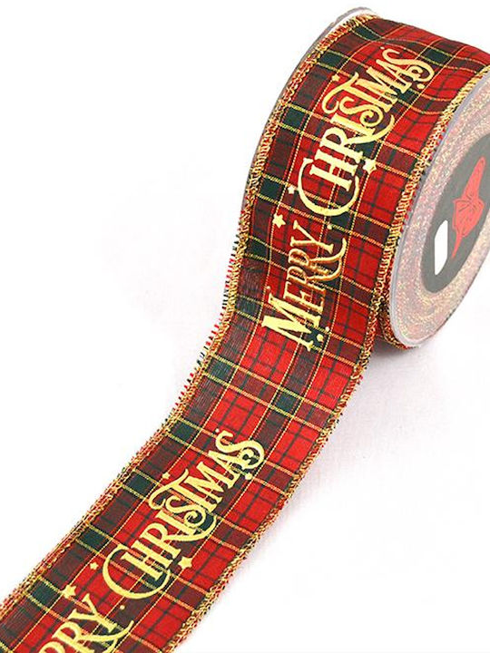 Merry Christmas Ribbon Multicolour 900x6cm 1pc
