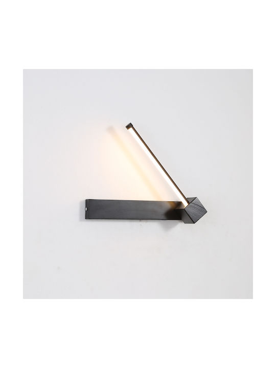 Alphab2b Leuchte Wand LED Schwarz 30x9x5cm