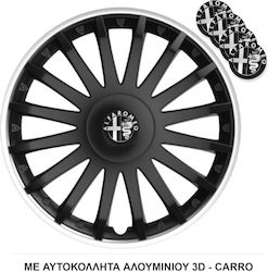 Versaco Set Capace De Roți Auto Crystal Compati...