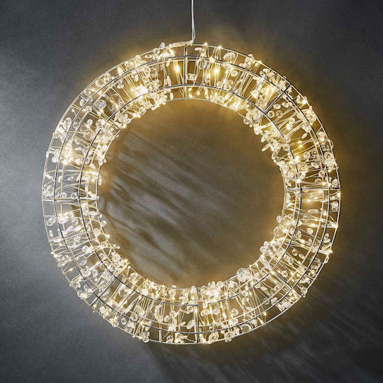 Butlers Christmas Lighted Decorative Wreath 45cm
