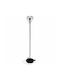 Stimeno Floor Lamp H138xW30cm. with Socket for Bulb E27 Black