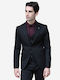 Tresor Men's Suit Jacket Regular Fit Black