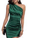 Summer Mini Evening Dress Green