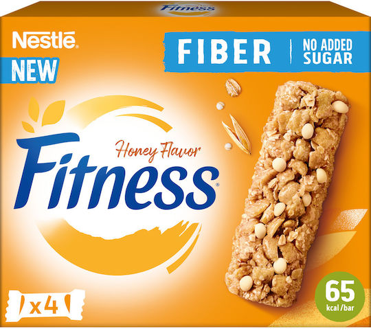 Nestle Fitness Μπάρα Βρώμης Χωρίς Προσθήκη Ζάχαρης (4x20gr)