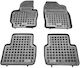 Sahler Set of Front and Rear Mats 4pcs Tray Type for Mazda CX-5 2012-2017 Black
