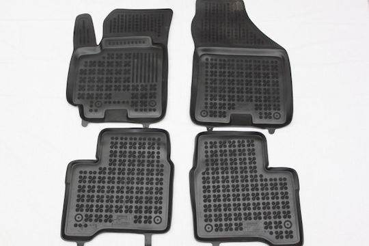 Sahler Set of Front and Rear Mats 4pcs Tray Type for Suzuki Swift Mercedes-Benz V 2017+ Black
