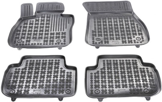 Sahler Set of Front and Rear Mats 4pcs Tray Type for BMW Series 1 2019+ Black