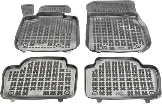Sahler Set of Front and Rear Mats 4pcs Tray Type for BMW Series 4 2012-2018 Black