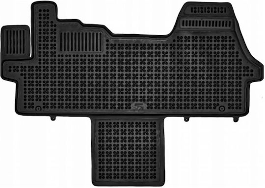 Sahler Set of Front and Rear Mats 4pcs Tray Type for Fiat Ducato 2006+ Black