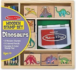 Melissa & Doug Σφραγίδες Dinos 15τμχ