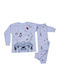 Papillon Kids Kinder Schlafanzug Winterlich Hellblau
