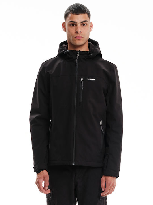 Winter Jacket Waterproof and Windproof Black