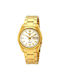 Seiko Men's Watch 37mm Automatic with Gold Metal Bracelet