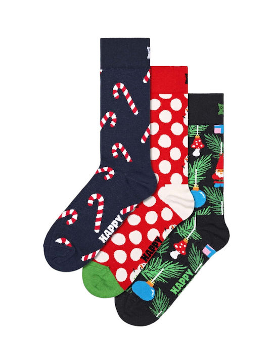 Happy Socks Șosete cu Modele Multicolore 3Pachet