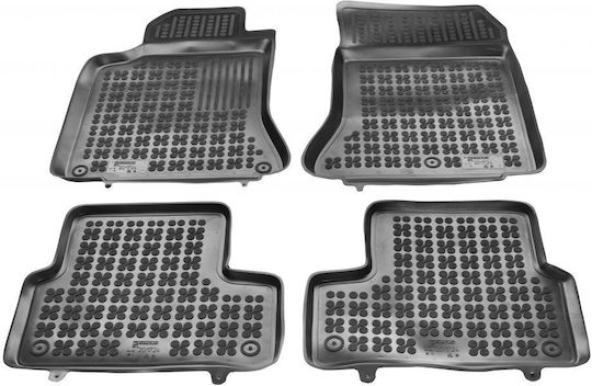 Sahler Set of Front and Rear Mats 4pcs Tray Type for Mercedes-Benz B Class 2018+ Black