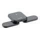 Budi Kabelloses Ladegerät (Qi Pad) und Kabel USB-C 15W Stromlieferung Schwarzs (4500)