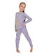 Muydemi Set Top & Bottom Kids Pyjamas Purple