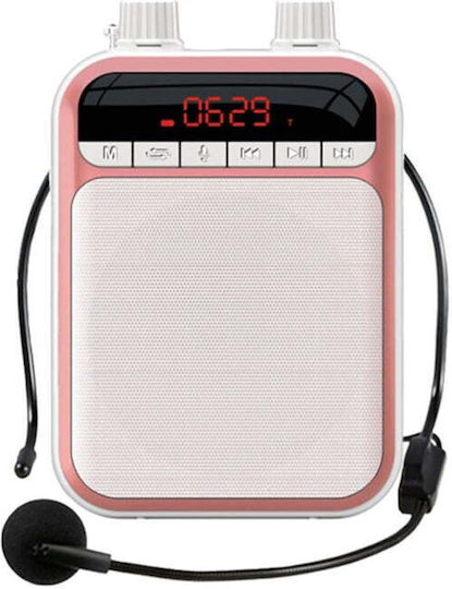 Andowl Q-ky70 Ηχείο Bluetooth με Ραδιόφωνο Ροζ