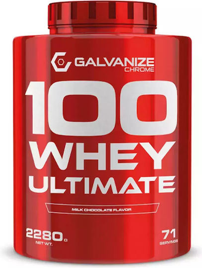 Galvanize Nutrition Chrome 100 Whey Ultimate Protein Whey with Flavor Milk Chocolate 2.28kg