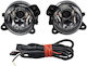 DLAA Round Headlights Car Skoda Fabia Volkswagen Polo 2pcs