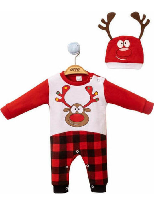 Pabbuc Baby Baby-Strampler Rotes