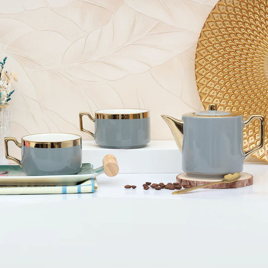 Etoile Ceramic Tea Set with Filter 3 Pieces Etoile Ceramic Tea Set with Filter 3 Pieces