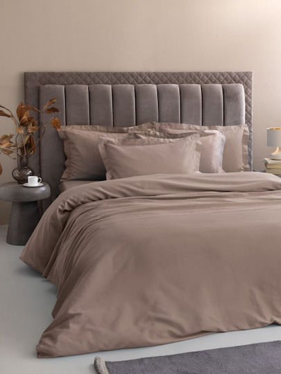 Palamaiki Posh Σετ Σεντόνια King Size 285x270εκ. Taupe (4τμχ)