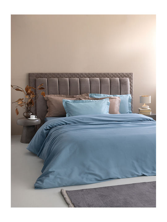 Palamaiki Posh Σεντόνι King Size 285x270εκ. Denim
