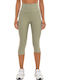 Women's Capri Training Legging Green