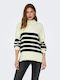 Only Women's Long Sleeve Sweater Cotton White