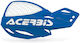 Acerbis Motorcycle Protective Hand Guards Mx Uniko in Blue Colour
