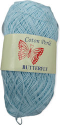 Petalouda Perle Baumwollgarn Hellblau