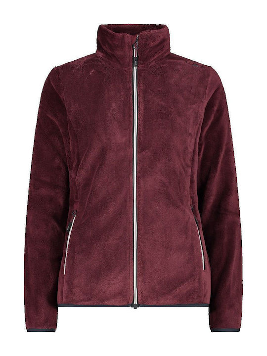 CMP Fleece Γυναικεία Ζακέτα με Φερμουάρ σε Μπορ...