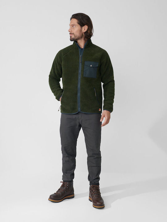 Fjallraven Vardag Men's Fleece Cardigan with Bu...