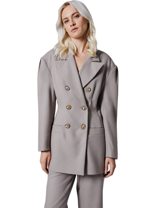 4tailors Damen Blazer Gray