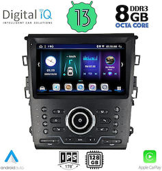 Digital IQ Car Audio System for Ford Mondeo 2014> with Clima (Bluetooth/USB/AUX/WiFi/GPS/Apple-Carplay/Android-Auto) with Touch Screen 9"
