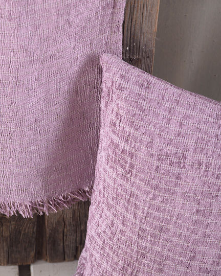 Rythmos Rachel Sesselüberwurf Zwei Seiten Chenille 180x160cm Lila
