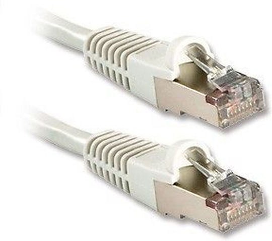Lindy S/FTP Cat.6 (Gigabit) Καλώδιο Δικτύου Ethernet 2m Λευκό