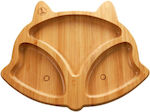 Baby Donkey Feeding Set from Bamboo with Non-slip Base Multicolour 3pcs for 6+ months