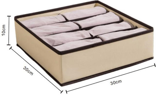 Tpster Drawer Organizer in Beige Color 30x30x10cm