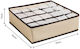 Tpster Organizer und Schubladenteiler in Beige Farbe 30x30x10cm